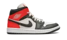 AIR JORDAN 1 MID SE WMNS "Newsprint" DQ6078 100