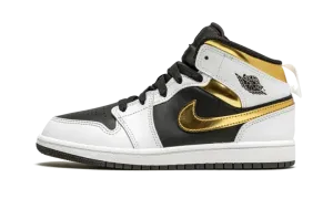 Jordan 1 Mid PS "White / Gold"