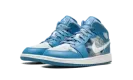 Air Jordan 1 Mid GS "Washed Denim" DM8951 400