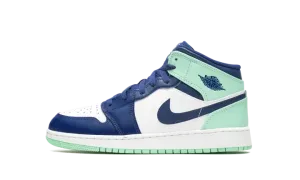 Air Jordan 1 Mid GS "Blue Mint" 554725 413