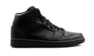 Air Jordan 1 Mid "Triple Black" 554724 091