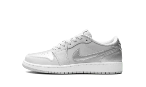 Jordan 1 Low OG GS "Metallic Silver"