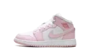 Jordan 1 Mid GS "Pink Foam Fire Red" DQ8423 608