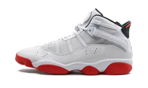 Jordan 6 Rings "White / University Red"