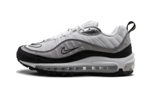 AIR MAX 98 WMNS "White/Metallic Silver"