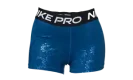 Pro Dri-fit Mid Rise 3 Inch Printed Shorts WMNS "VALERIAN BLUE/BLACK"