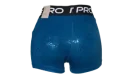 Pro Dri-fit Mid Rise 3 Inch Printed Shorts WMNS "VALERIAN BLUE/BLACK"