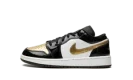 Air Jordan 1 Low SE GS "Gold Toe"