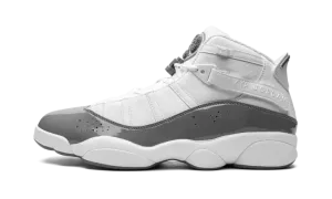 Jordan 6 rings "White / Cool Grey" 322992 121