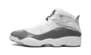 Jordan 6 rings "White / Cool Grey" 322992 121