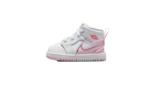 Air Jordan Retro 1 Mid RM Easyon TD "White Fire Red Pink Foam" FQ1283 101