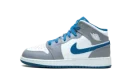 Air Jordan 1 Mid GS "Cement / True Blue"