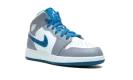 Air Jordan 1 Mid GS "Cement / True Blue"