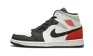 Jordan 1 Mid SE "Red Black Toe" 852542 100