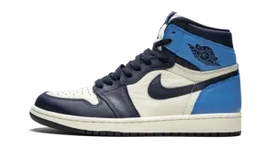 Air Jordan 1 Retro High OG "Obsidian/University Blue" 555088 140