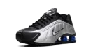 Shox R4 WMNS "Metallic Silver Black Racer Blue"