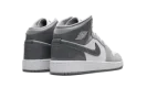 Jordan 1 Mid GS "White Medium Cool Grey"