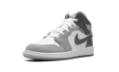 Jordan 1 Mid GS "White Medium Cool Grey"