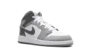 Jordan 1 Mid GS "White Medium Cool Grey"