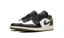Jordan 1 Low GS "Black Toe Medium Olive"