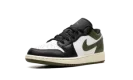 Jordan 1 Low GS "Black Toe Medium Olive"