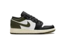 Jordan 1 Low GS "Black Toe Medium Olive"