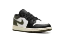 Jordan 1 Low GS "Black Toe Medium Olive"