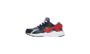 Huarache Run Little Kids Style "Dark Smoke Grey/University Red"