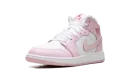 Jordan 1 Mid GS "Pink Foam Fire Red"