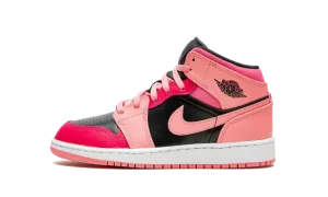 Air Jordan 1 Mid GS "Coral Chalk" 554725 662