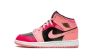 Air Jordan 1 Mid GS "Coral Chalk" 554725 662