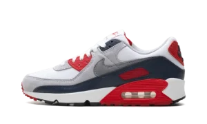 AIR MAX 90 "White/Cool Grey-university Red"