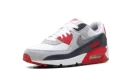 AIR MAX 90 "White/Cool Grey-university Red"