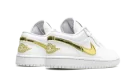 AIR JORDAN 1 LO SE WMNS "White Metallic Gold"
