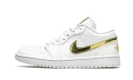 AIR JORDAN 1 LO SE WMNS "White Metallic Gold"