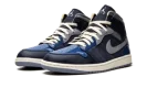 Air Jordan 1 Mid SE Craft "Obsidian"