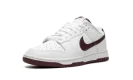 Dunk Low Retro "White Night Maroon"