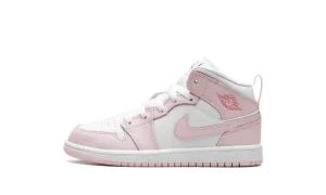 Jordan 1 Mid PS "Pink Foam Fire Red White"