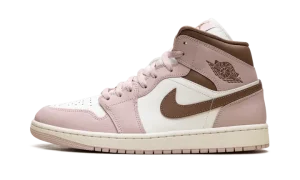 Jordan 1 Mid WMNS "Pink Oxford Brown"
