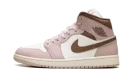 Jordan 1 Mid WMNS "Pink Oxford Brown"