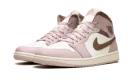 Jordan 1 Mid WMNS "Pink Oxford Brown"