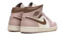 Jordan 1 Mid WMNS "Pink Oxford Brown"