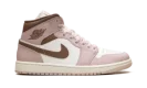 Jordan 1 Mid WMNS "Pink Oxford Brown"