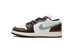 Air Jordan 1 Low GS "Brown White Blue"