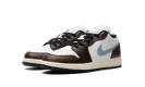 Air Jordan 1 Low GS "Brown White Blue"