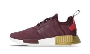 NMD R1 WMNS "MAROON/MAROON/GLORY RED/GOLD"