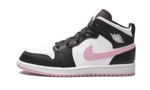 Jordan 1 Mid PS "White / Light Arctic Pink / Black"