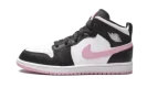Jordan 1 Mid PS "White / Light Arctic Pink / Black"