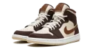 AIR JORDAN 1 MID SE WMNS "Brown Basalt Fleece"