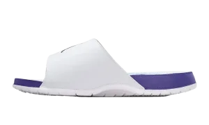 Jordan Hydro 5 Retro Slide "White New Emerald Grape Ice Black"